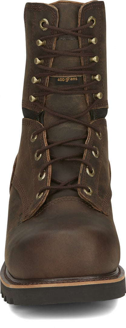 Chippewa Mens Valdor 8" Waterproof Comp Toe Insulated Logger Boots