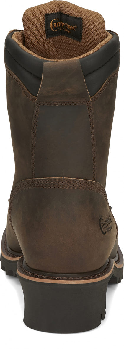 Chippewa Mens Valdor 8" Waterproof Comp Toe Insulated Logger Boots