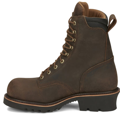 Chippewa Mens Valdor 8" Waterproof Comp Toe Insulated Logger Boots