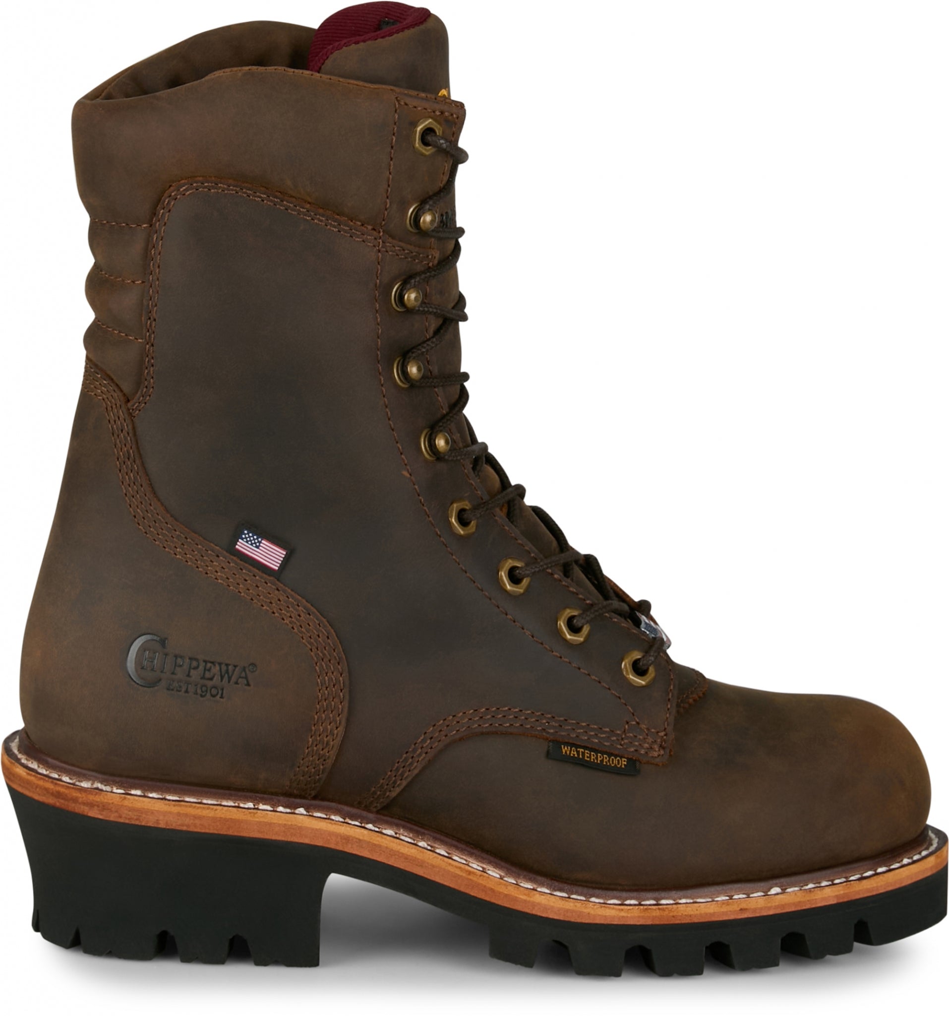Chippewa Mens Super Logger 9" Waterproof Insulated Boots