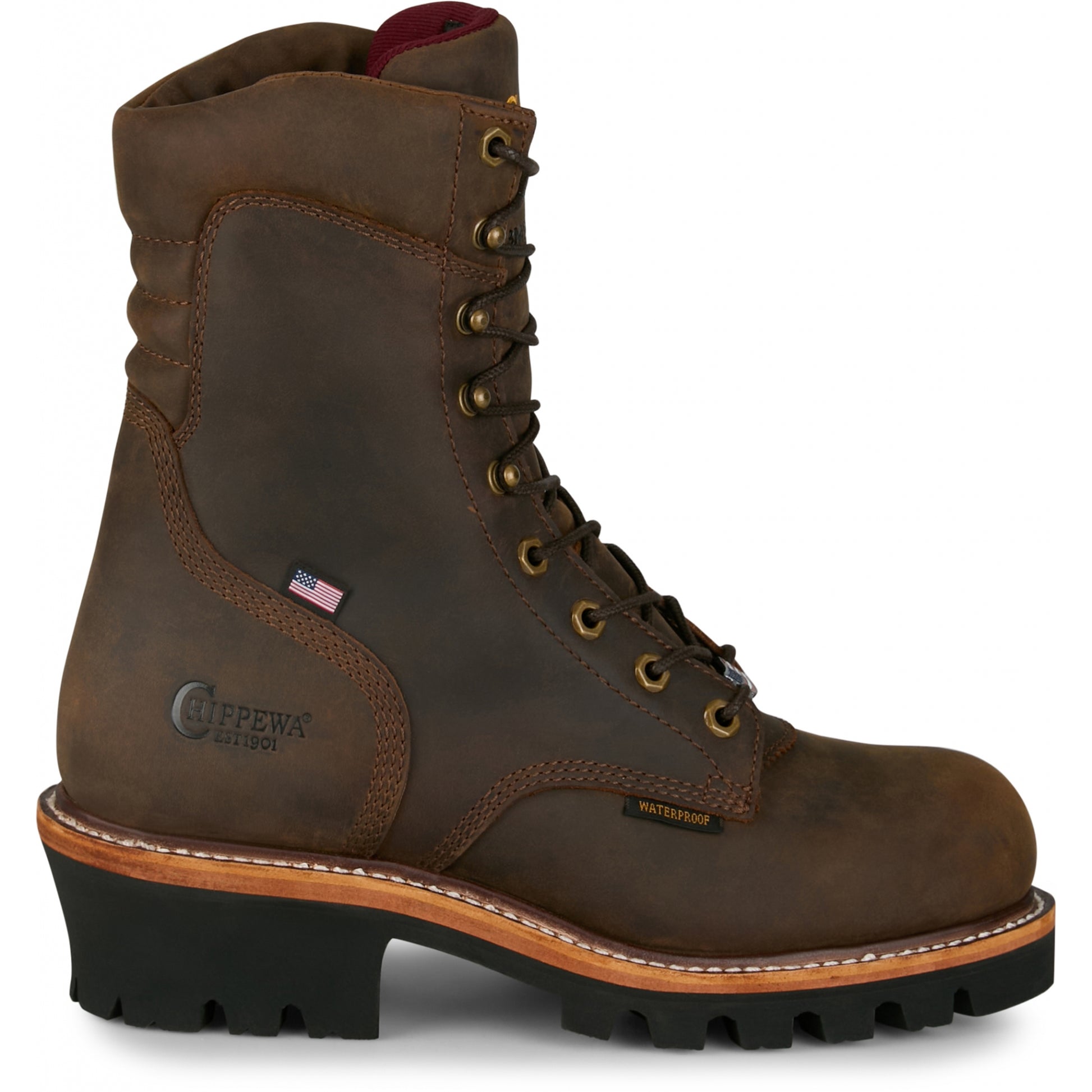 Chippewa Mens Super Logger 9" Waterproof Insulated Boots