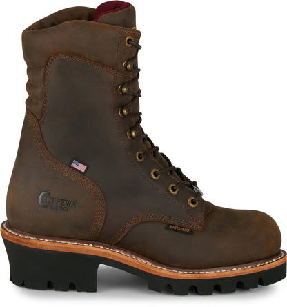 Chippewa Mens Super Logger 9" Waterproof Insulated Boots