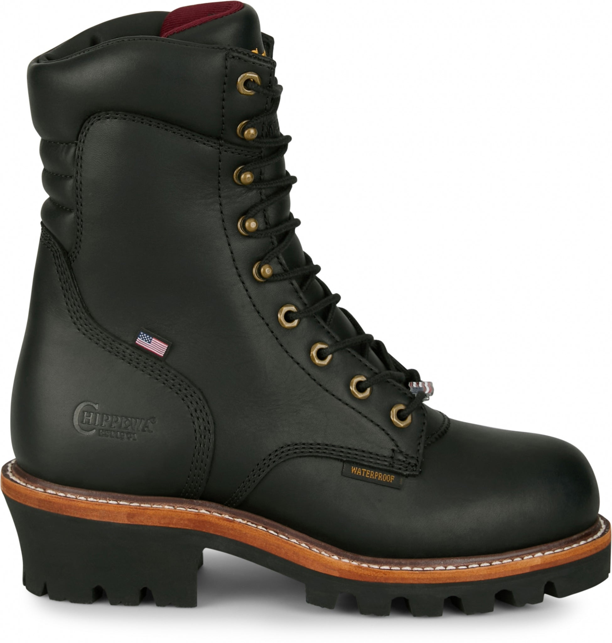 Chippewa Mens Super Logger 9" Waterproof Insulated Steel Toe Boots