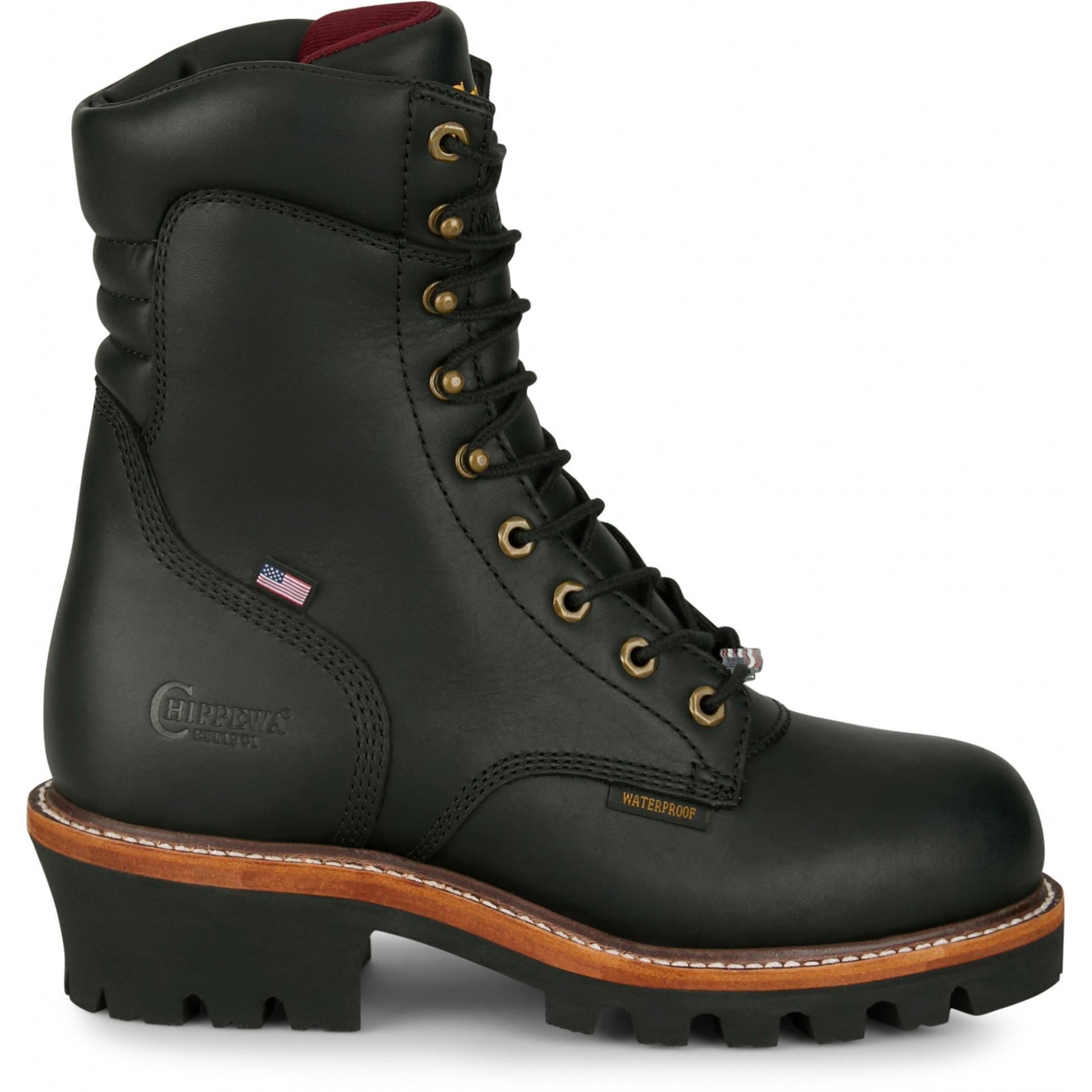 Chippewa Mens Super Logger 9" Waterproof Insulated Steel Toe Boots