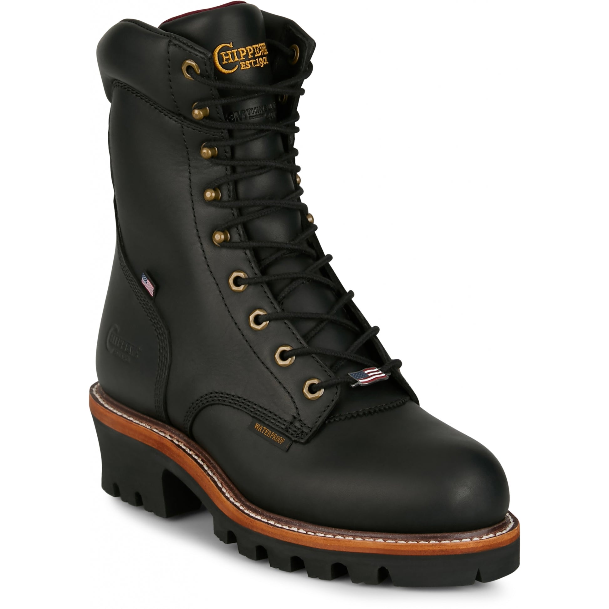 Chippewa Mens Super Logger 9" Waterproof Insulated Steel Toe Boots
