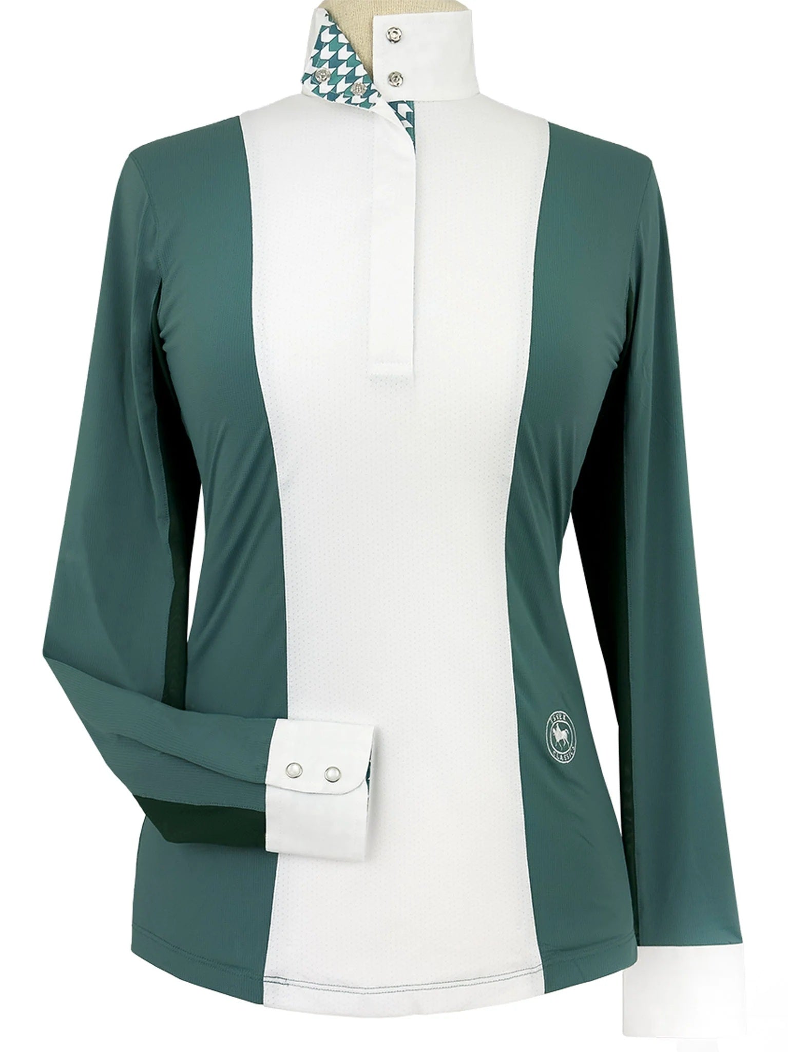 Essex Classics Ladies "Luna II" Geometric Long Sleeve Performance Show Shirt