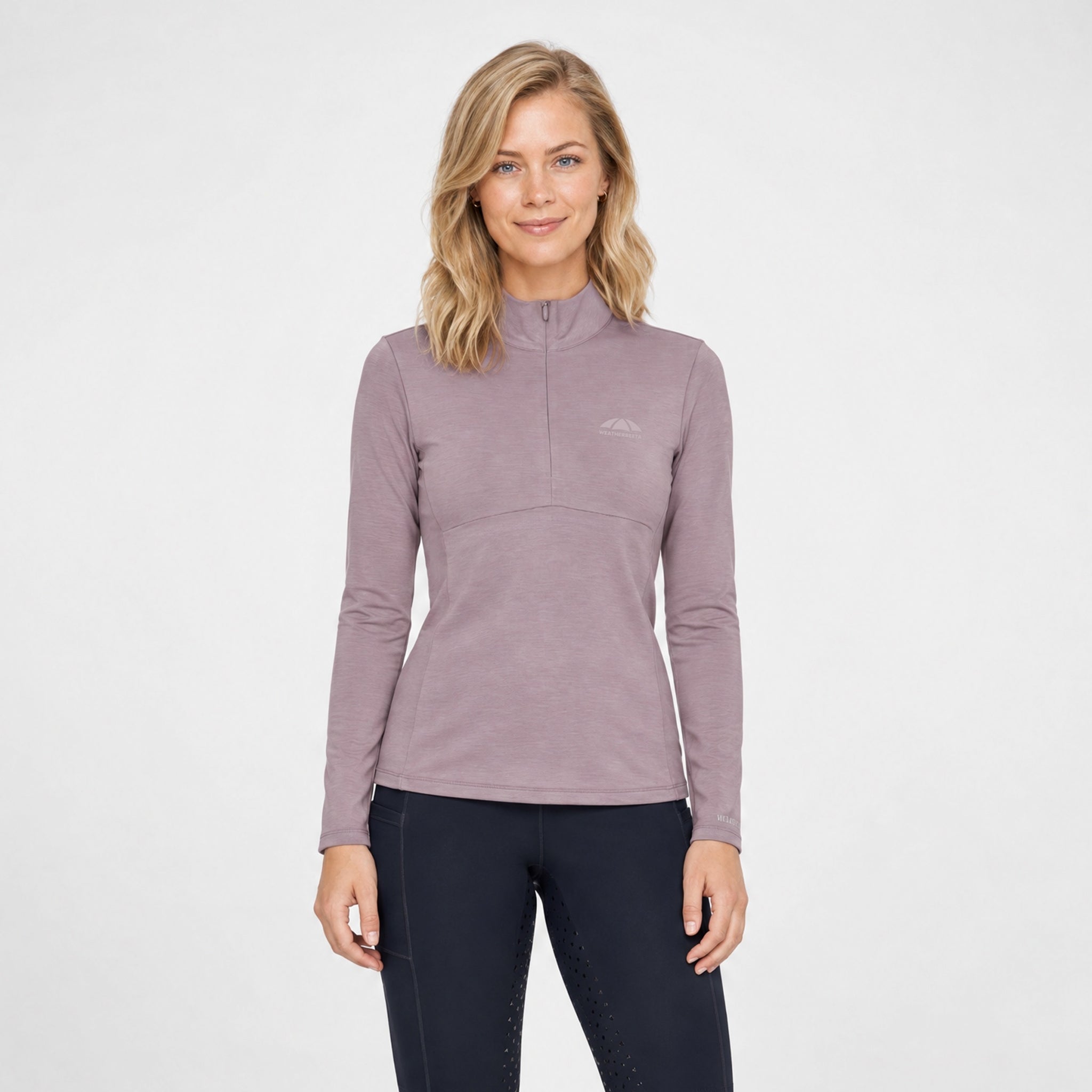 Weatherbeeta Ladies Copper 1/2 Zip LS Mid-Layer II Shirt
