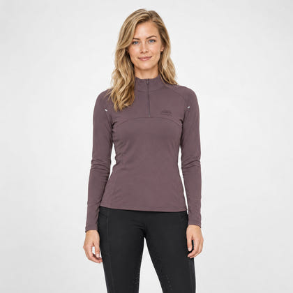 Weatherbeeta Ladies Performance LS 1/4 Zip Top
