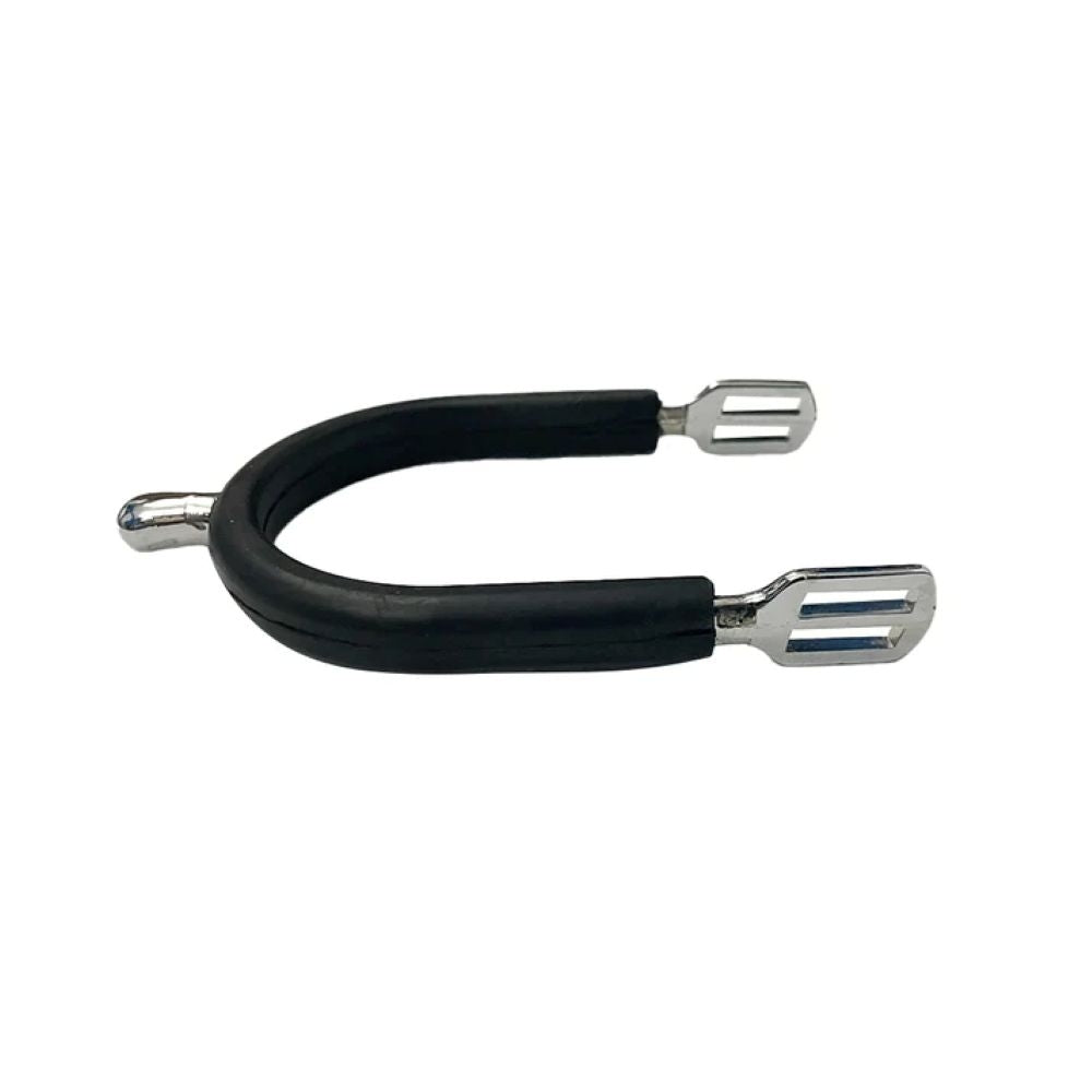 TuffRider Rubber Covered Spurs With Strap