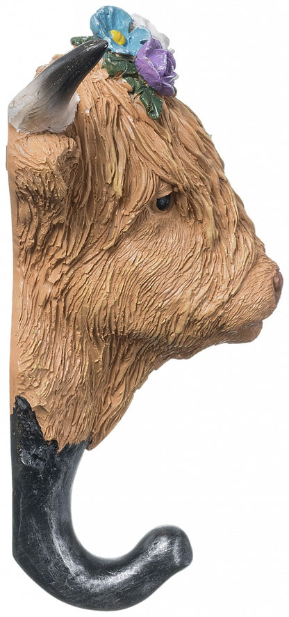 Gift Corral Highland Cow Hook