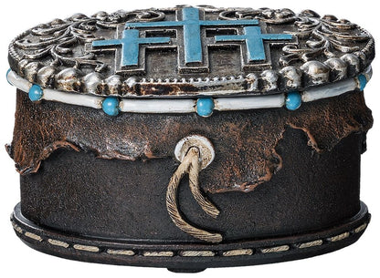 Gift Corral Triple Cross Trinket Box