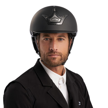 Veredus Vita Carbon Gel GST Matte Riding Helmet with Standard Visor