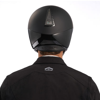 Veredus Vita Carbon Gel GST Matte Riding Helmet with Standard Visor