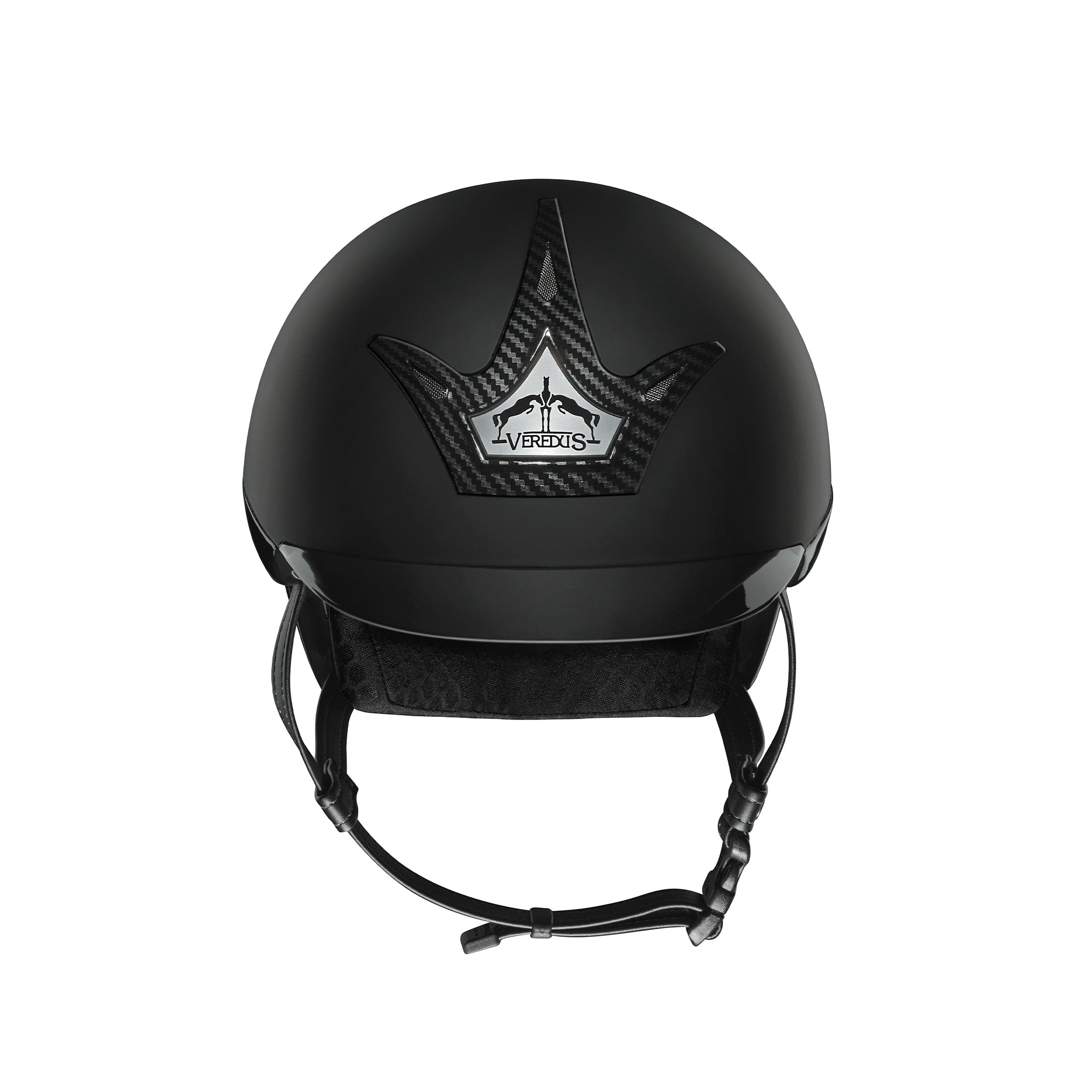 Veredus Vita Carbon Gel GST Matte Riding Helmet with Standard Visor