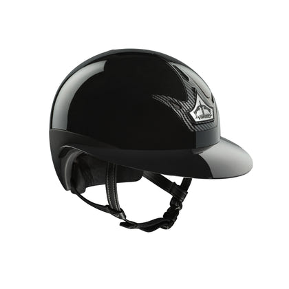 Veredus Vita Carbon GST Glossy Riding Helmet with Wide Visor