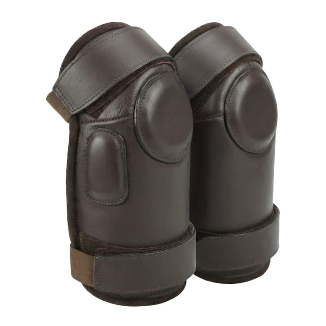 TuffRider Handcrafted Leather Polo Adult Knee Guards