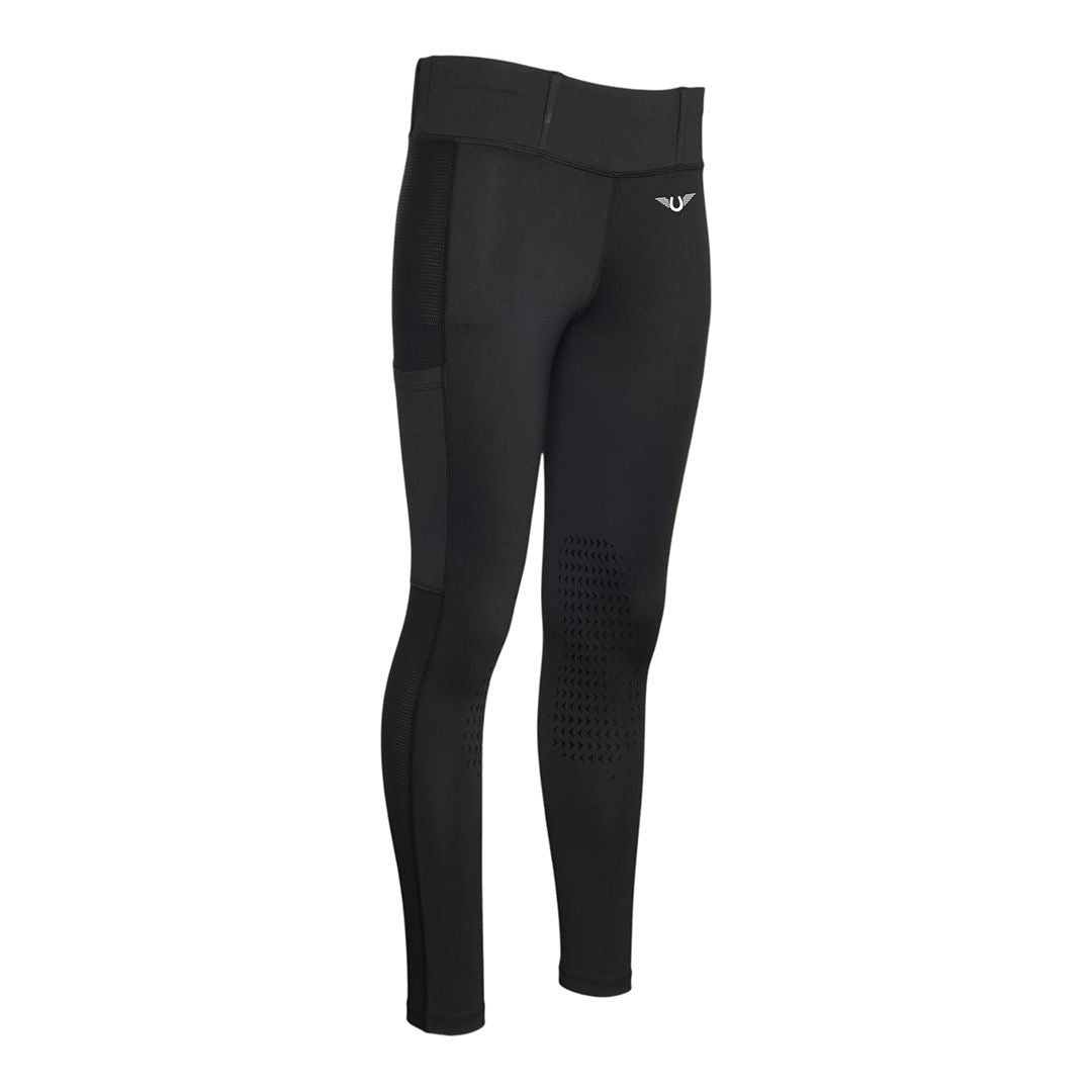 TuffRider Kids Sport Tights With Phone Pockets & Belt Loops