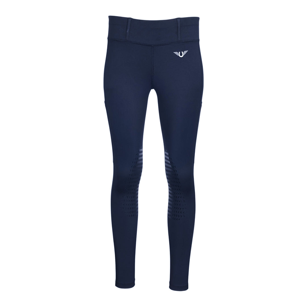 TuffRider Kids Sport Tights With Phone Pockets & Belt Loops