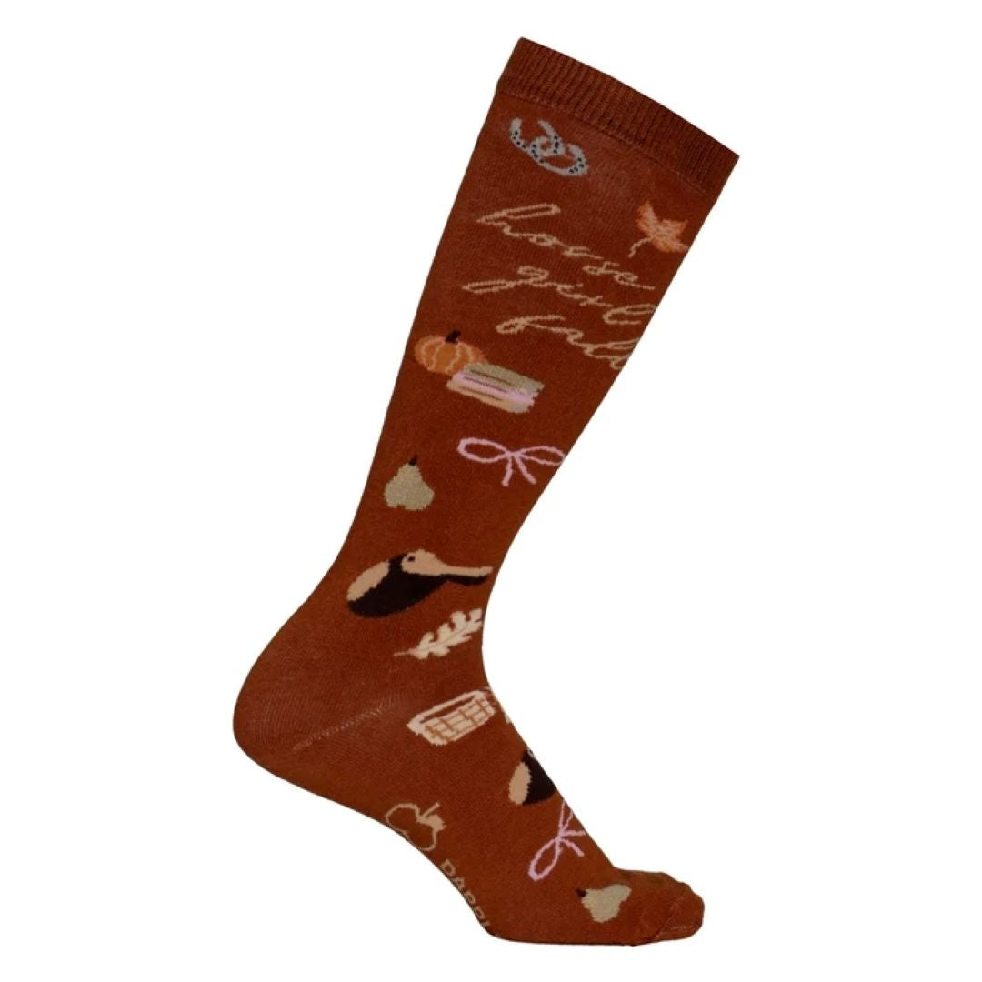 Dapplebay Horse Girl Fall Boot Socks