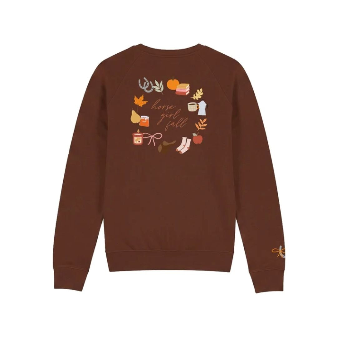 Dapplebay Kids Horse Girl Fall Sweatshirt