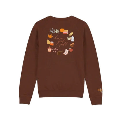 Dapplebay Kids Horse Girl Fall Sweatshirt