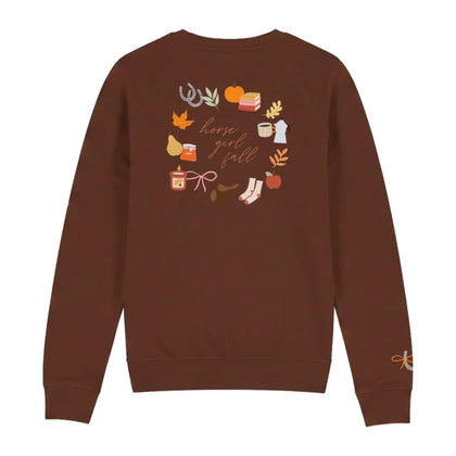 Dapplebay Ladies Horse Girl Fall Sweatshirt