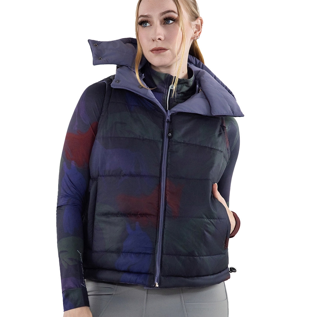 Dapplebay Ladies Reversible Puffer Vest