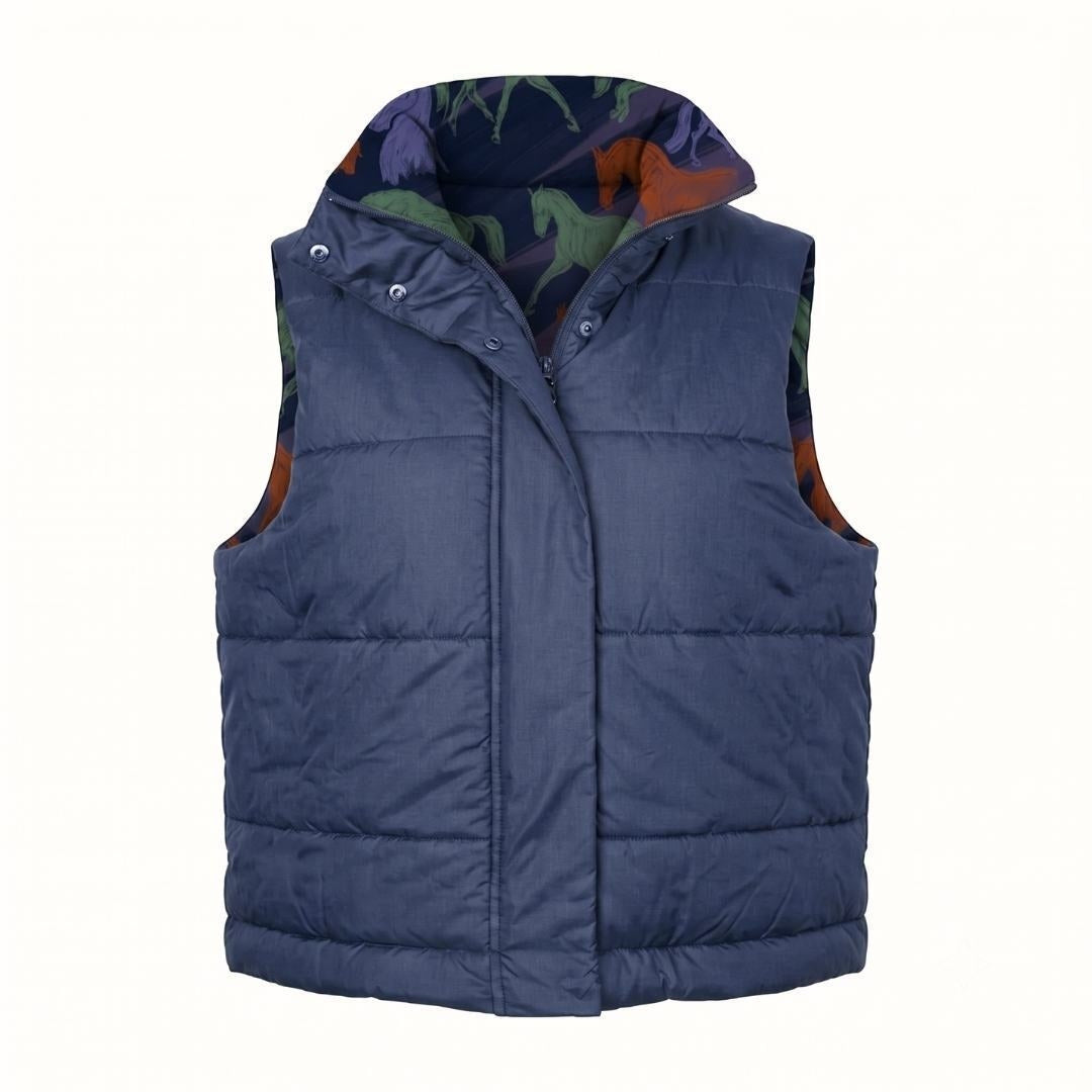 Dapplebay Ladies Reversible Puffer Vest