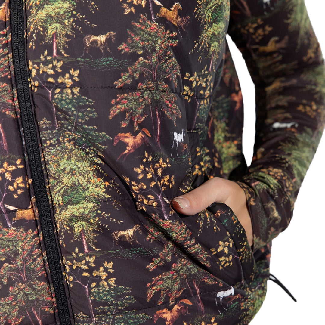 Dapplebay Ladies Reversible Puffer Vest