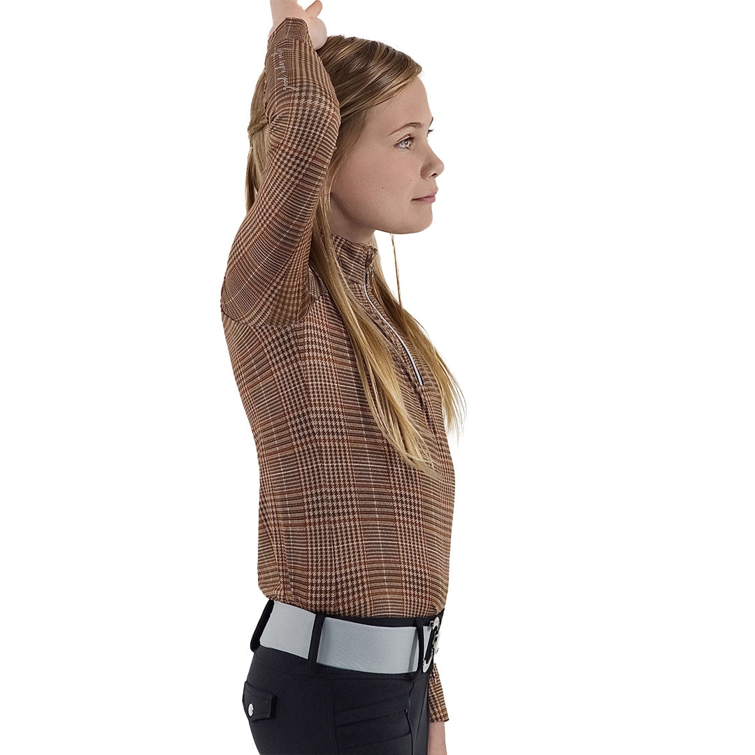 Dapplebay Kids Heirloom 1/4 Zip LS Riding Top