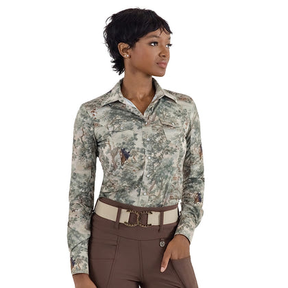 Dapplebay Ladies Hunt Tapestry Western Riding Top