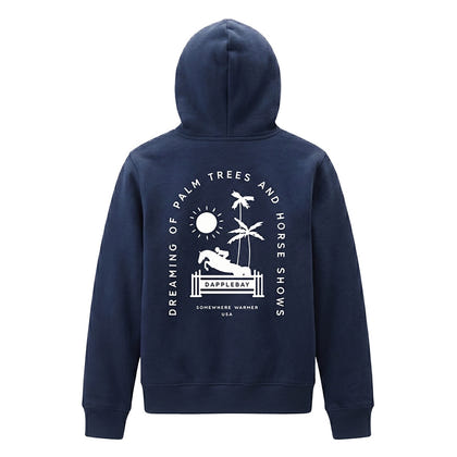 Dapplebay Kids Palm Trees & Horse Shows Hoodie