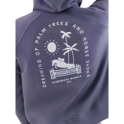 Dapplebay Kids Palm Trees & Horse Shows Hoodie