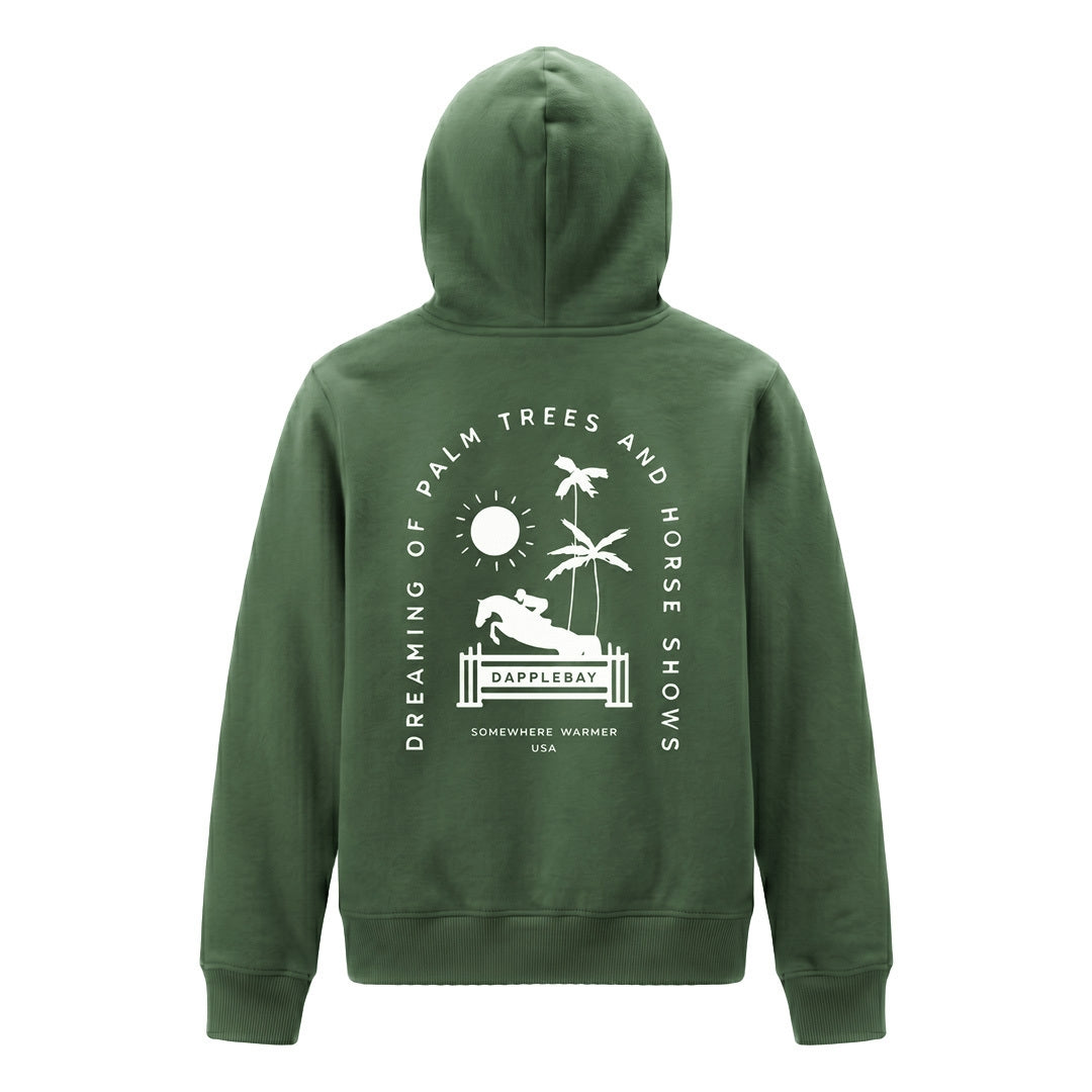 Dapplebay Kids Palm Trees & Horse Shows Hoodie