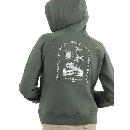 Dapplebay Kids Palm Trees & Horse Shows Hoodie