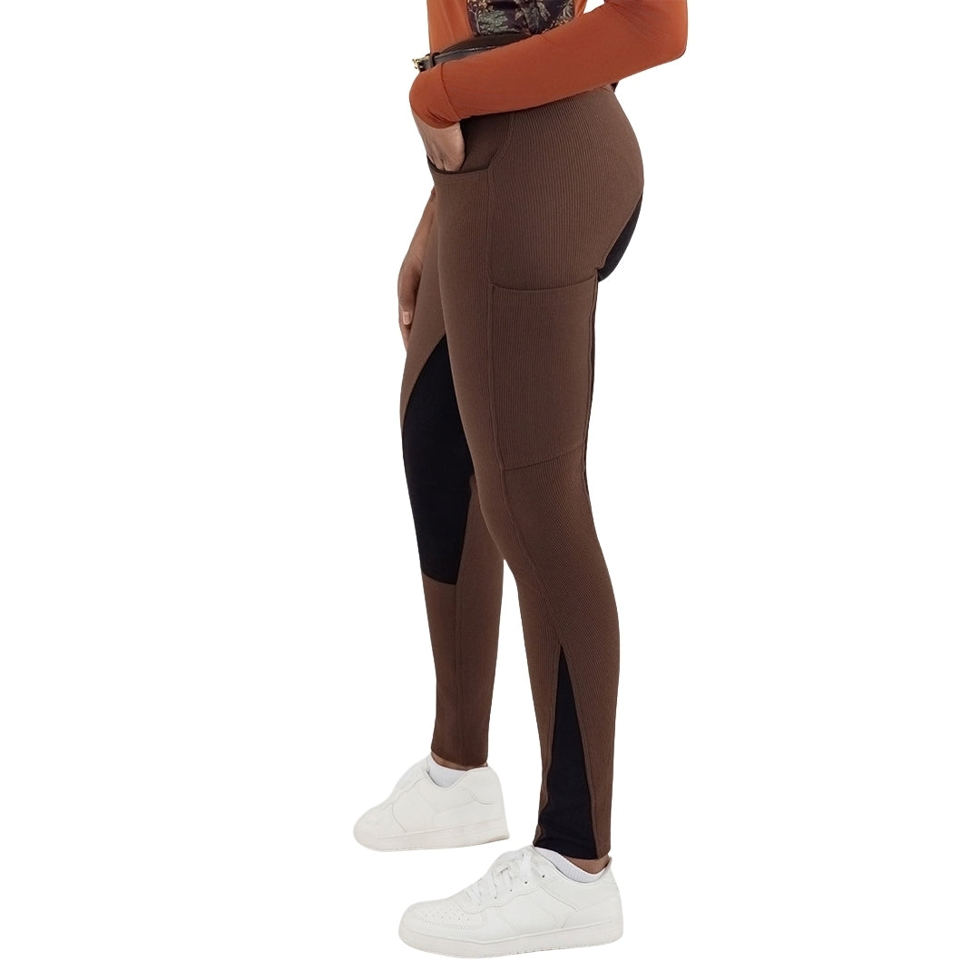 Dapplebay Ladies Pro Ribbed FS Suede Breeches