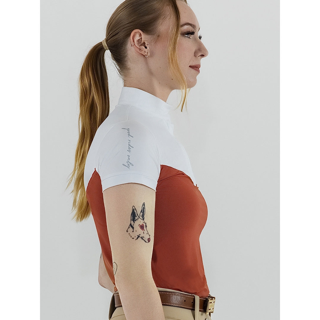 Dapplebay Lady 1/4 Zip SS Show Top