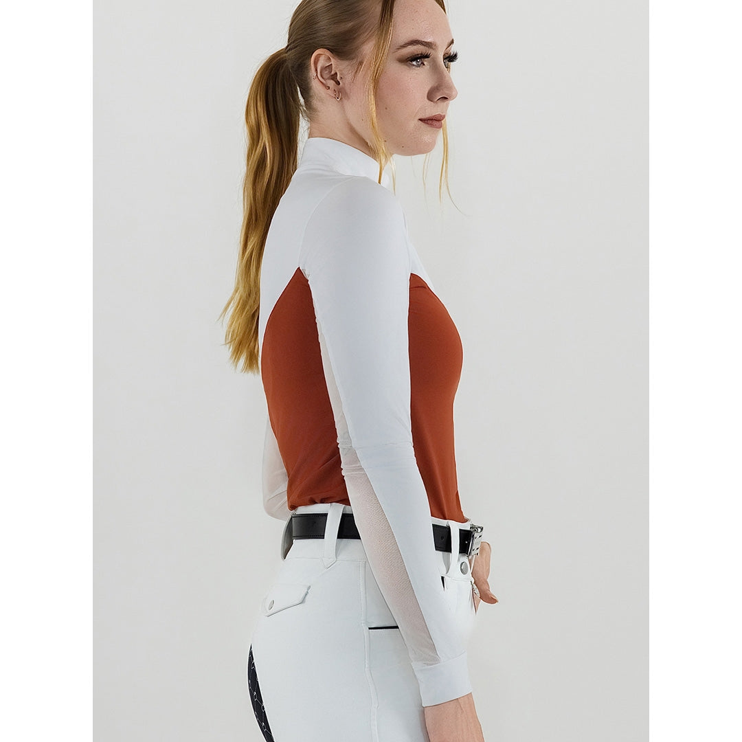 Dapplebay Lady 1/4 Zip LS Show Top
