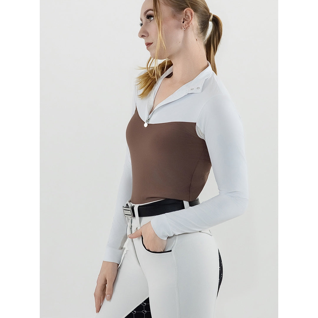 Dapplebay Lady 1/4 Zip LS Show Top