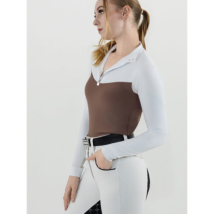 Dapplebay Lady 1/4 Zip LS Show Top