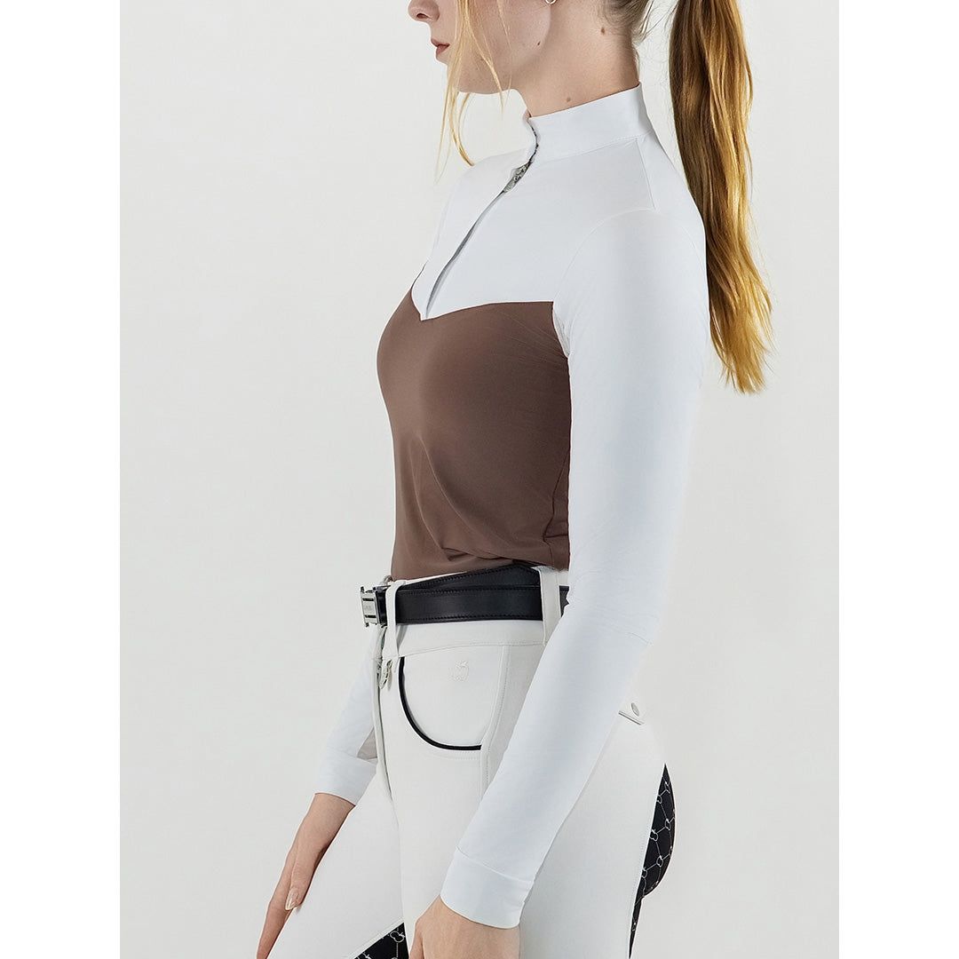 Dapplebay Lady 1/4 Zip LS Show Top