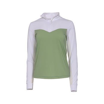 Dapplebay Lady 1/4 Zip LS Show Top
