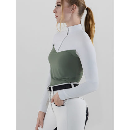 Dapplebay Lady 1/4 Zip LS Show Top