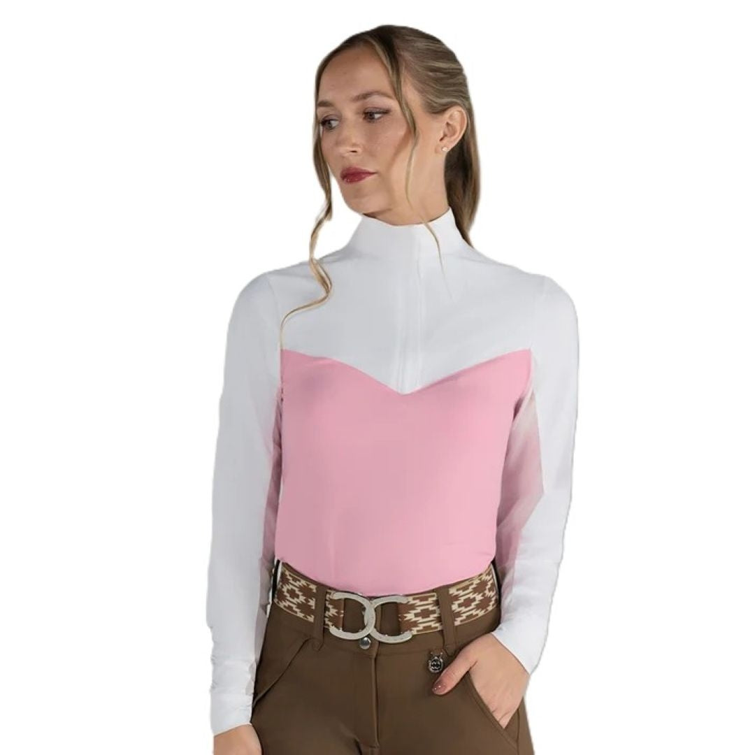 Dapplebay Lady 1/4 Zip LS Show Top