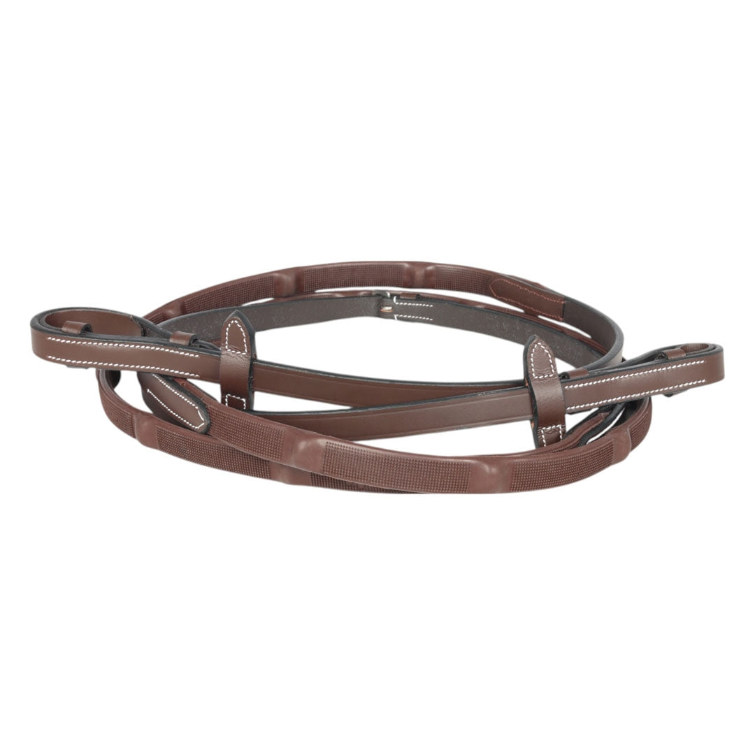 Henri de Rivel GripX Ergo 3/4" Wide Rubber Reins
