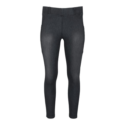 Equine Couture Ladies Denim FS Tights with Phone Pocket