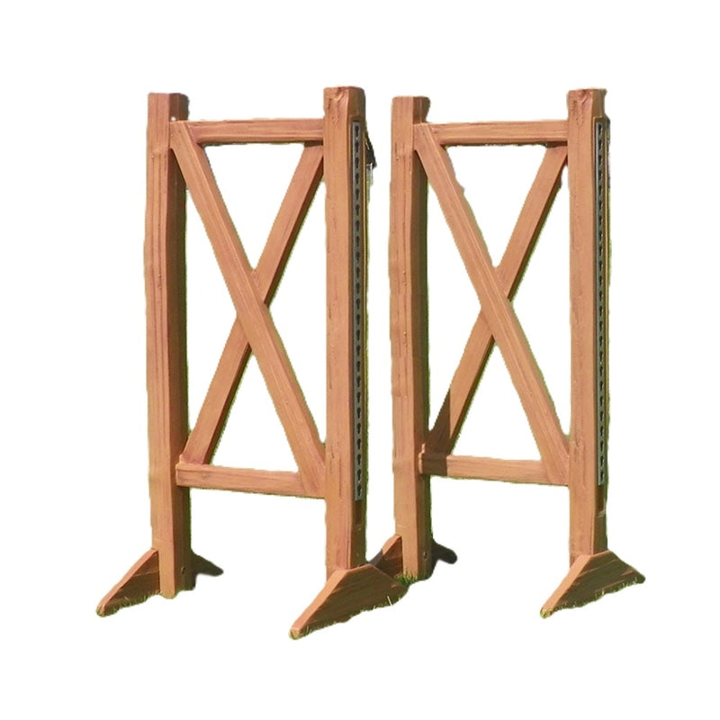 Burlingham Sports Faux Wood Split Rail Standards