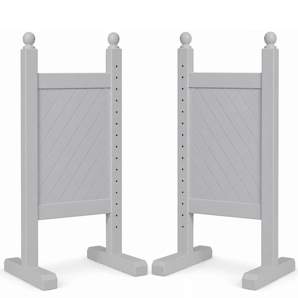 Burlingham Sports Square Panel Solid Color 5 Ft Jump Standards