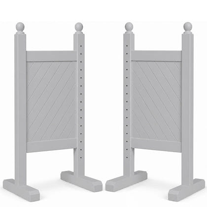 Burlingham Sports Square Panel Solid Color 5 Ft Jump Standards