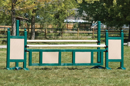 Burlingham Sports Square Panel Two Tone 5 Ft Jump Standards